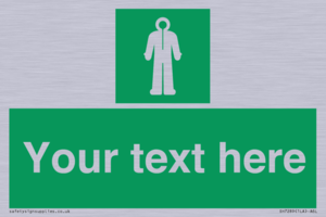 Custom sign safe condition Survival clothing